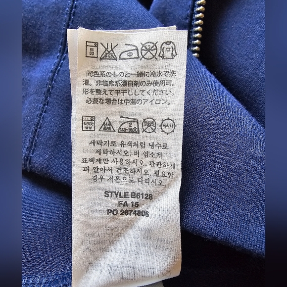 J. Crew Solid Blue Structured Knit Zip Sheath Dress Size 6 B6128 - Picture 5 of 6